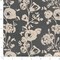 Upholstery Fabric - Black,Grey & Silver Floral Upholstery Fabric 54 Inches"